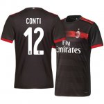 AC Milan Third 2017/18 Andrea Conti #12 Soccer Jersey Shirt