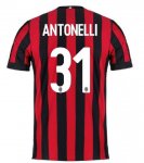 AC Milan Home 2017/18 Antonelli #31 Soccer Jersey Shirt
