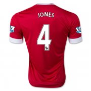 Manchester United Home 2015-16 JONES #4 Soccer Jersey