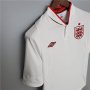 2012 England Home White Retro Soccer Jersey Football Shirt