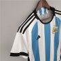 Argentina World Cup 2022 Home White Soccer Jersey Football Shirt