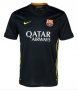 13-14 Barcelona Away Black Soccer Jersey Kit(Shirt+Short)