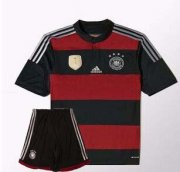 2014 Germany Away Black&Red Champion Soccer Jersey Shirt kids kits