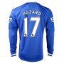 13-14 Chelsea #17 HAZARD Home Long Sleeve Jersey Shirt