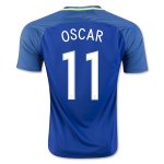 Brazil Away 2016 OSCAR 11 Soccer Jersey