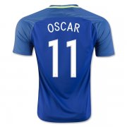 Brazil Away 2016 OSCAR 11 Soccer Jersey