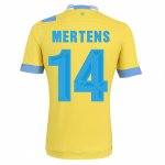 13-14 Napoli #14 Mertens Away Yellow Jersey Shirt