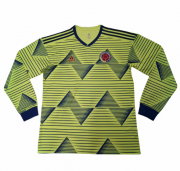 2019 COLOMBIA HOME LONG SLEEVE SOCCER JERSEY SHIRT