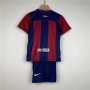 Kids Barcelona FC 23/24 Home Football Kit (Shirt+Shorts)