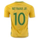 Brazil Home 2016 NEYMAR JR Soccer Jersey