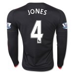 Manchester United LS Third 2015-16 JONES #4 Soccer Jersey