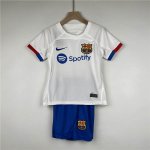 Kids Barcelona FC 23/24 Away Football Kit (Shirt+Shorts)