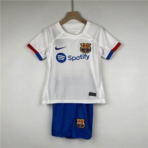 Kids Barcelona FC 23/24 Away Football Kit (Shirt+Shorts)