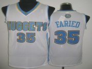 Denver Nuggets Kenneth Faried #35 White Jersey