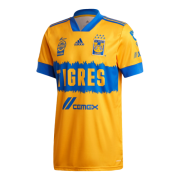 20-21 Tigres UANL Home Yellow Soccer Jersey Shirt