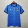 Euro 2020 Italy Home Blue Euro Soccer Jersey Football Shirt