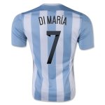 Argentina 2015-16 DI MARIA #7 Home Soccer Jersey