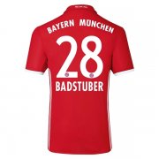 Bayern Munich Home 2016-17 BADSTUBER 28 Soccer Jersey Shirt