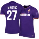 Fiorentina Home 2017/18 #27 Fabio Maistro Soccer Jersey Shirt