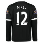 Chelsea LS Third 2015-16 MIKEL #12 Soccer Jersey
