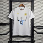 Argentina 2022 Football Shirt Champion Shirt Messi White Shirt