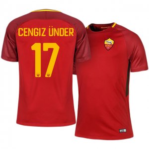 Roma Home 2017/18 Cengiz Under #17 Soccer Jersey Shirt