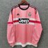 Juventus 15-16 Retro Soccer Jersey Long Sleeve Away Pink Football Shirt