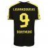 13-14 Borussia Dortmund #9 Lewandowski Away Black Jersey Shirt