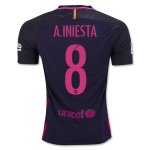 Barcelona Away 2016-17 A. INIESTA 8 Soccer Jersey Shirt