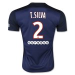 Paris Saint-Germain 2015-16 Home T. SILVA #2 Soccer Jersey PSG