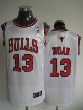 Chicago Bulls Joakim Noah #13 White Jersey