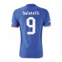 13-14 Italy #9 Balotelli Home Blue Soccer Jersey Shirt