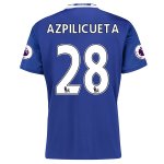 Chelsea Home 2016-17 AZPILICUETA 28 Soccer Jersey Shirt