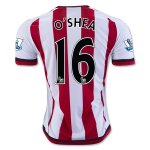 Sunderland Home 2015-16 O SHEA #16 Soccer Jersey