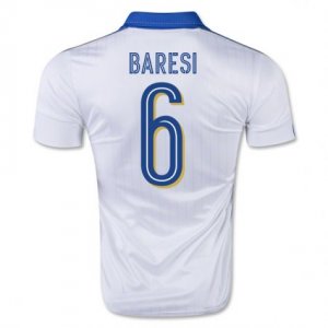 Italy Away 2016 Baresi Soccer Jersey