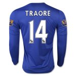Chelsea LS Home 2015-16 TRAORE #14 Soccer Jersey