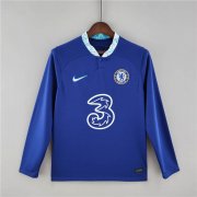 Chelsea 22/23 Home Blue Soccer Jersey Long Sleeve Football Shirt