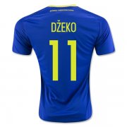 Bosnia and Herzegovina Home 2016 DZEKO #11 Soccer Jersey