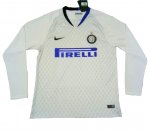 18-19 INTER MILAN AWAY WHITE LONG SLEEVE FOOTBALL SHIRT