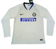 18-19 INTER MILAN AWAY WHITE LONG SLEEVE FOOTBALL SHIRT