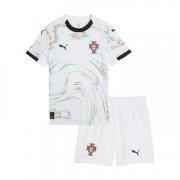 Kids Portugal 2025 Away Soccer Kit (Shirt+Shorts)