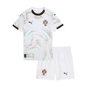 Kids Portugal 2025 Away Soccer Kit (Shirt+Shorts)