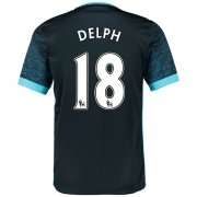 Manchester City Away 2015-16 DELPH #18 Soccer Jersey