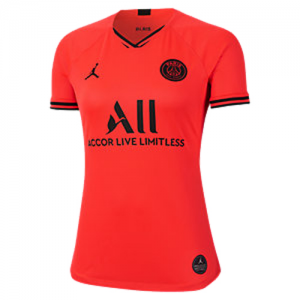2019-20 PSG Orange Womens\' Soccer Jersey Shirt