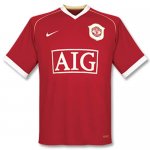 06-07 MANCHESTER UNITED HOME RED RETRO SOCCER JERSEY SHIRT