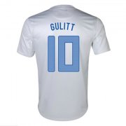 2013 Netherlands #10 Gullit Away White Jersey Shirt