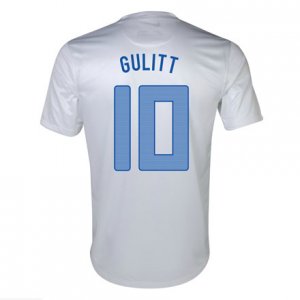 2013 Netherlands #10 Gullit Away White Jersey Shirt