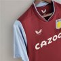 Aston Villa 22/23 Home Soccer Jersey Red Football Shirt