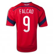 2014 FIFA World Cup Colombia Radamel Falcao #9 Away Soccer Jersey