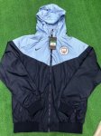 Manchester City 2017/18 Blue Windbreaker Jacket
